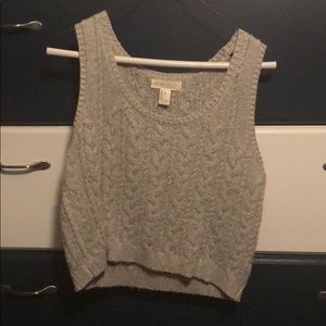 Sweater crop top